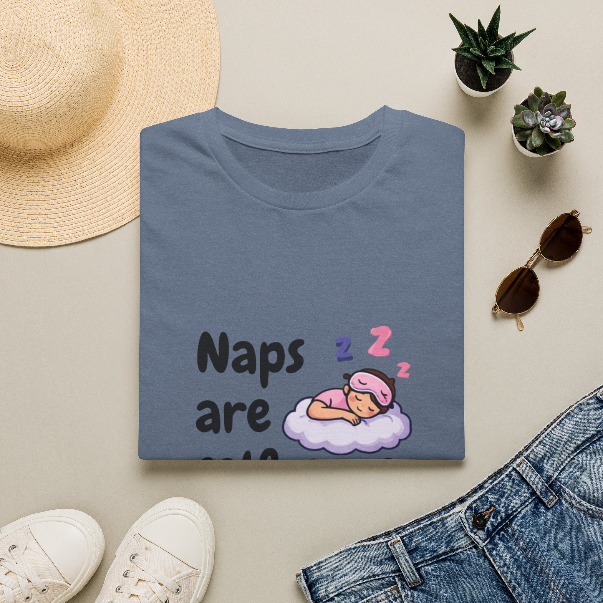Naps Are Self Care Fight Me TShirt Cute Sleeping Cloud Tee