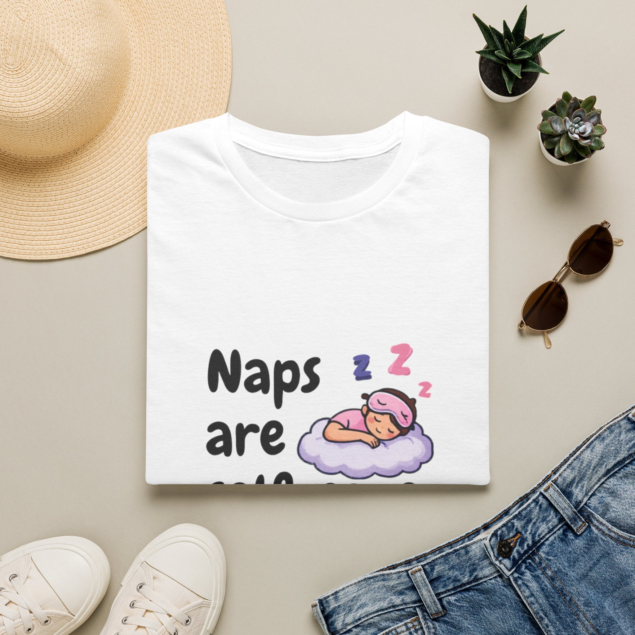 Naps Are Self Care Fight Me TShirt Cute Sleeping Cloud Tee