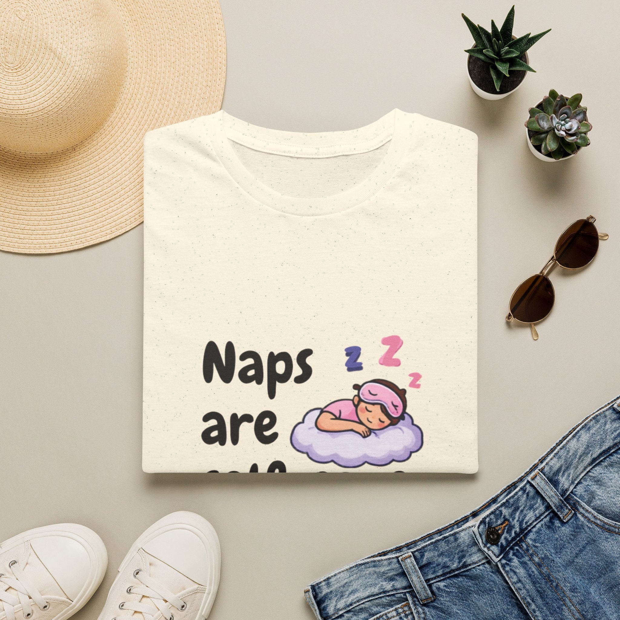 Naps Are Self Care Fight Me TShirt Cute Sleeping Cloud Tee