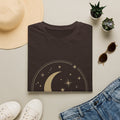 Moon & Stars T-Shirt — Minimal Gold Crescent Celestial Tee