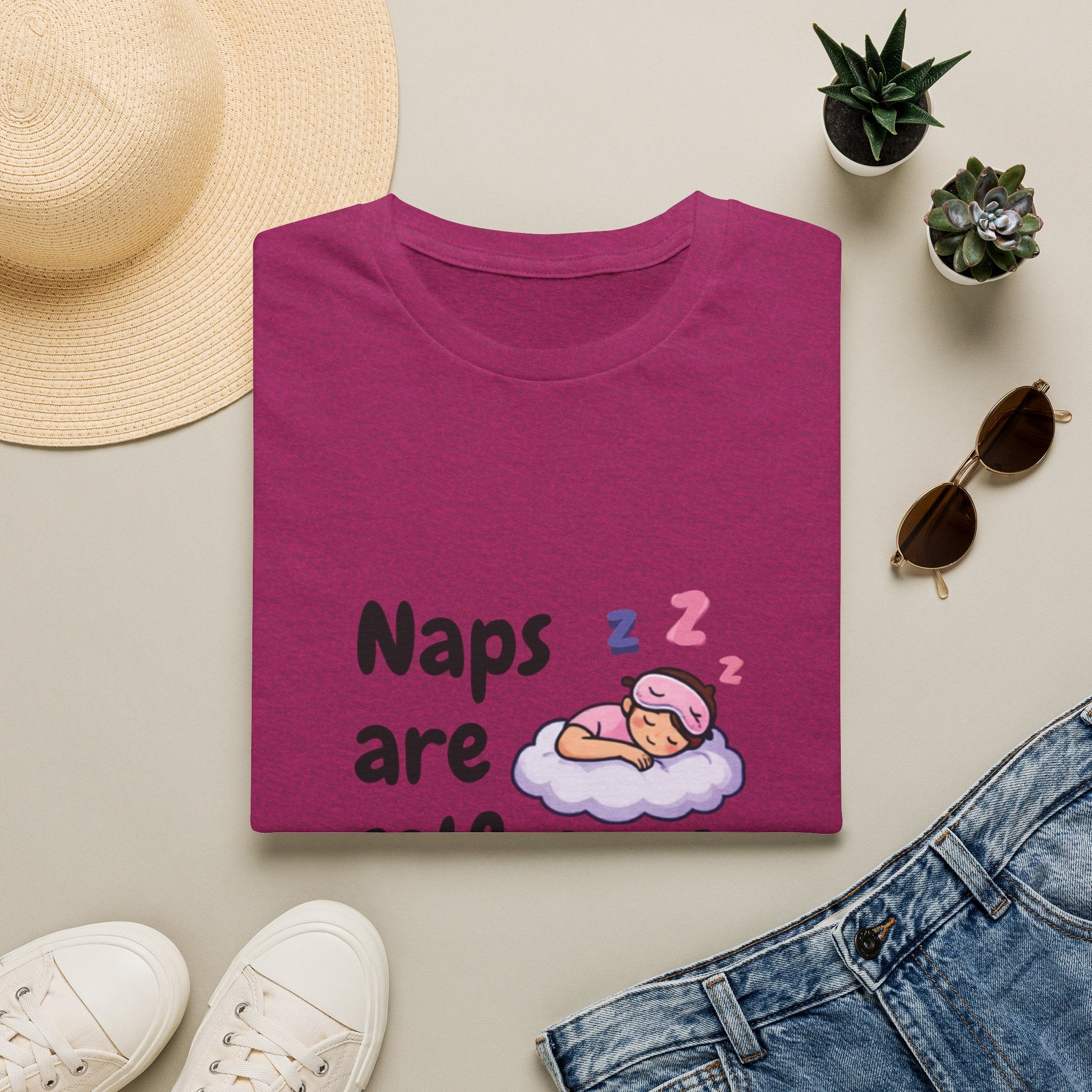 Naps Are Self Care Fight Me TShirt Cute Sleeping Cloud Tee